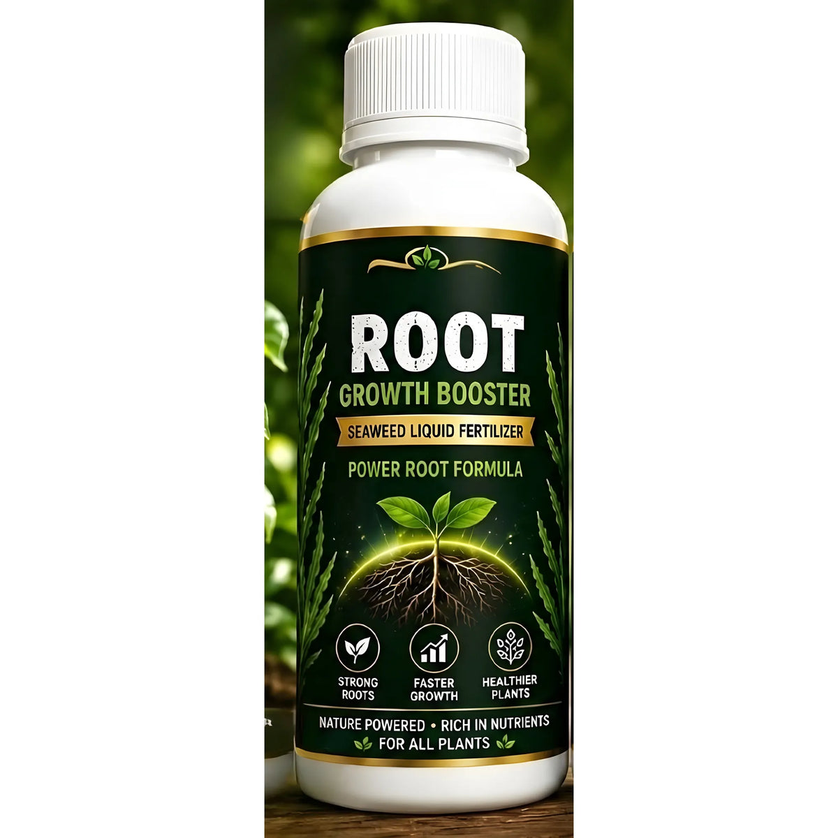 Signature Essential Pack of 2 Root Growth Booster Seaweed Liquid Fertilizer Bottles - 100 ML