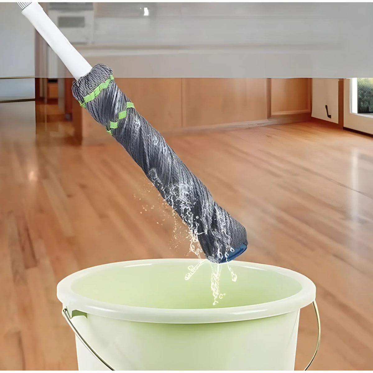 Slate Essential Microfiber Twist Mop for Floor Cleaning
