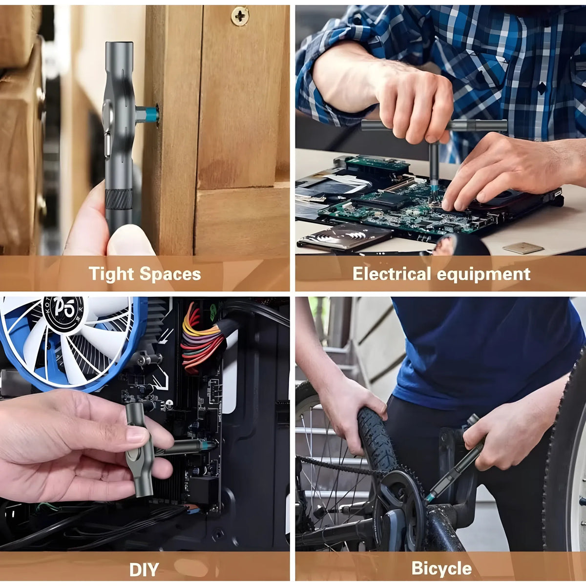 Prism Essential Alloy Steel 24-In-1 T Shape Screwdriver Set