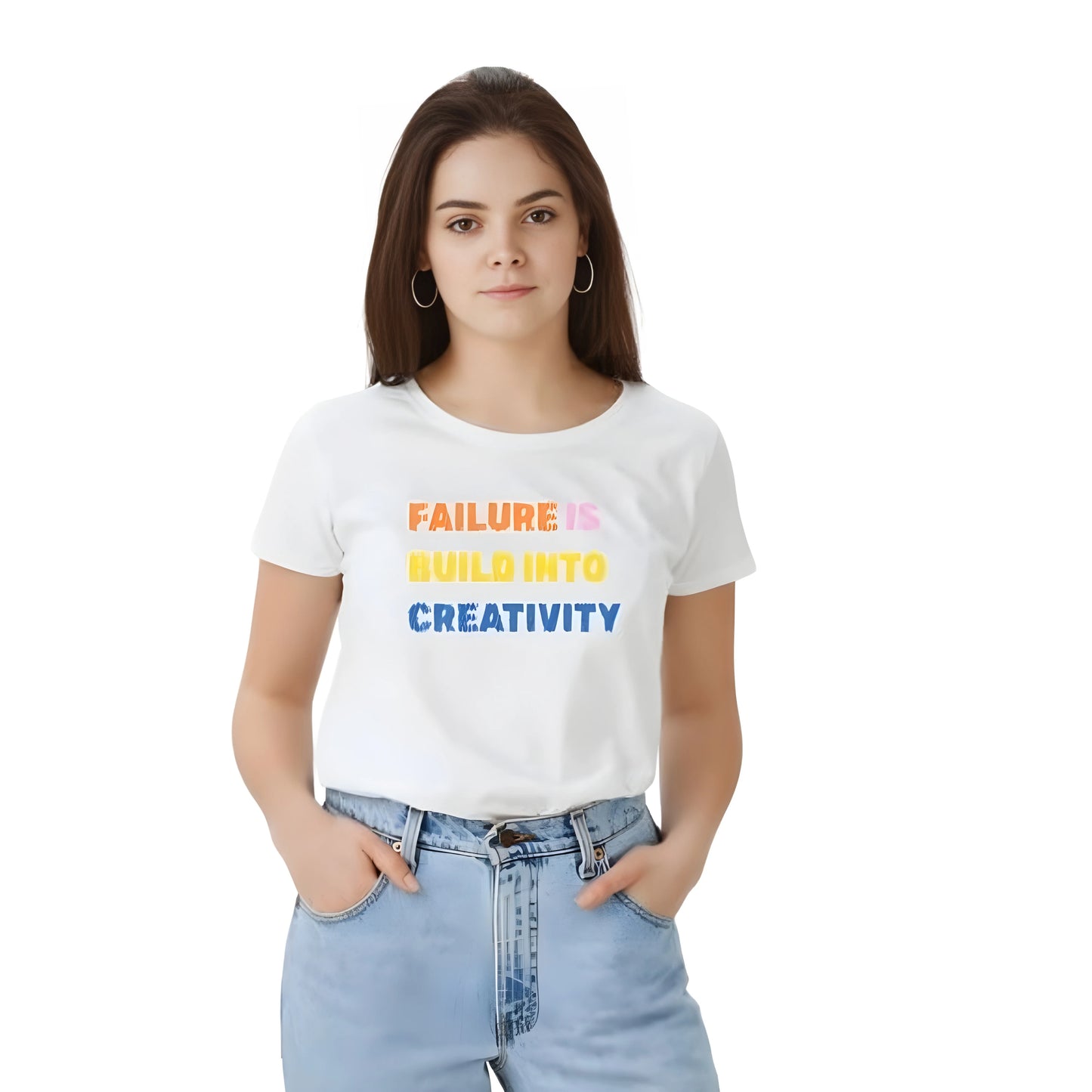 Lara Solid Printed T-Shirt