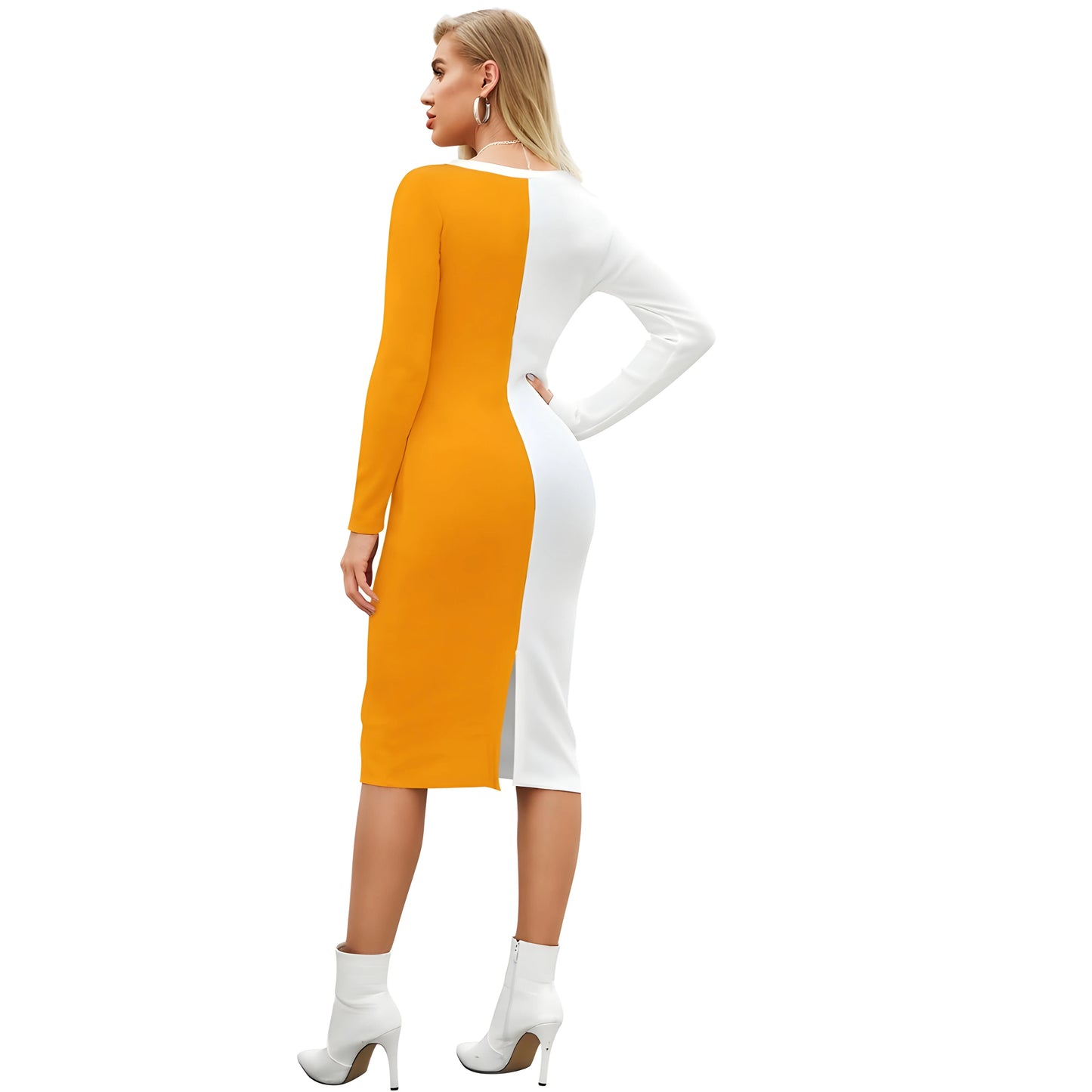 Clay Solid Dress
