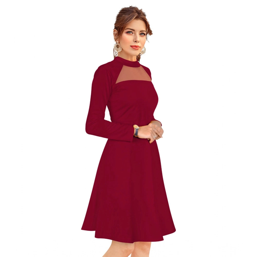 Maroon Dress 13 - Navura