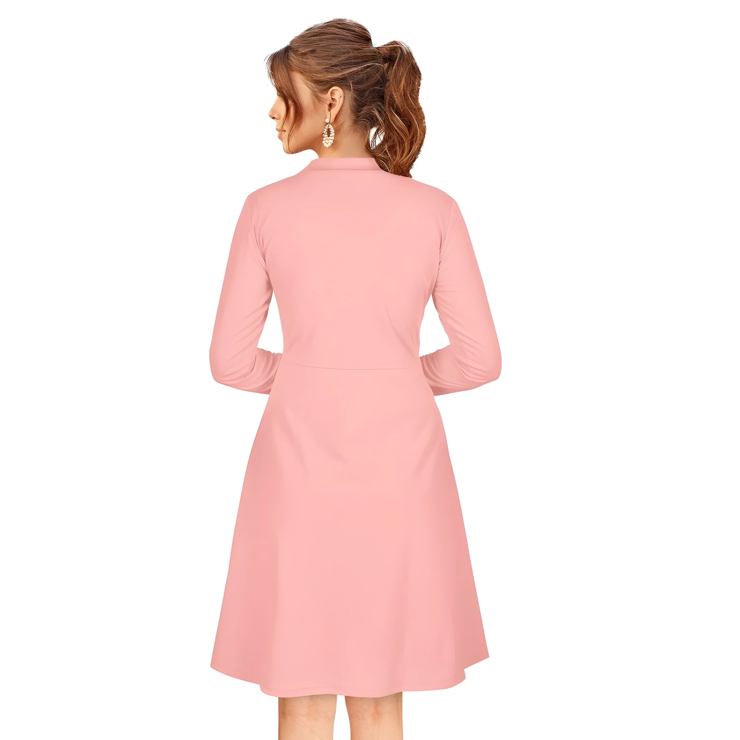 Yvaine Solid Dress