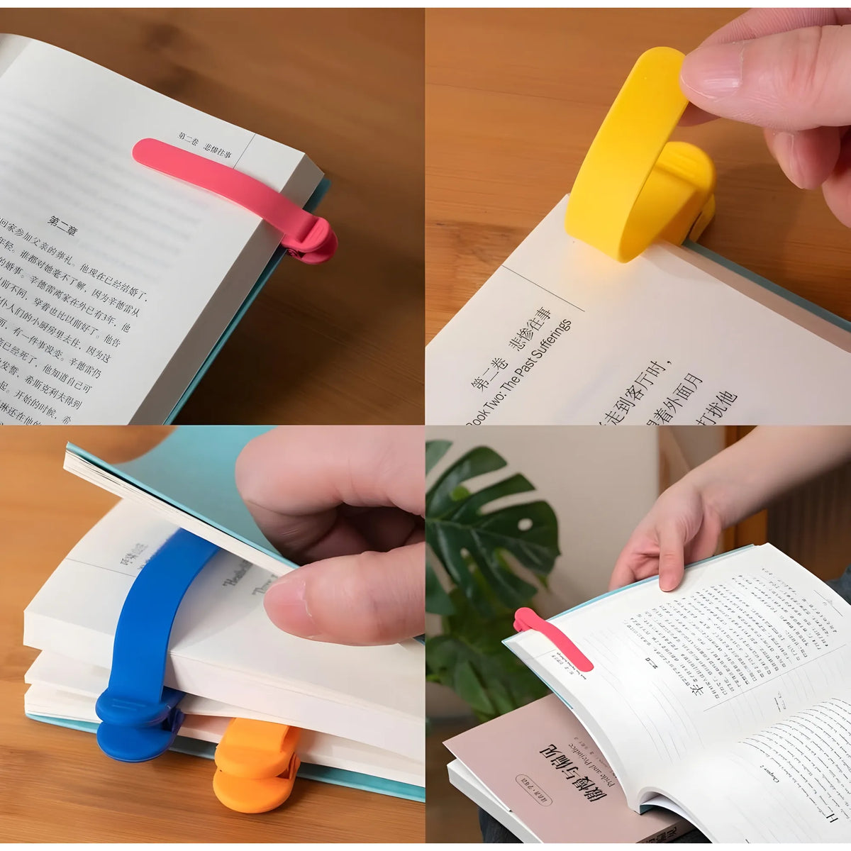 Prism Essential Silicone 3 pieces Set Smart Bookmark Clip