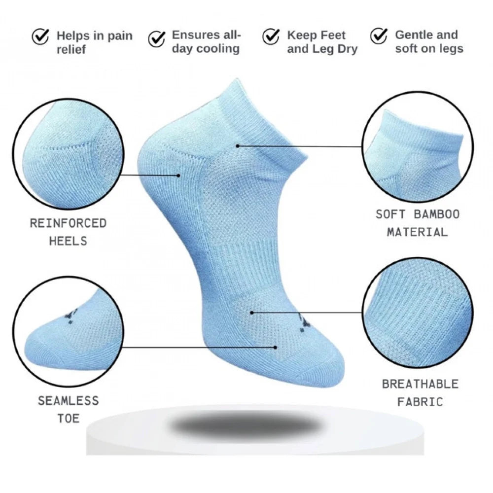 3_Pair Set Unisex Casual Cotton Printed Low Cut Socks (Multicolor)