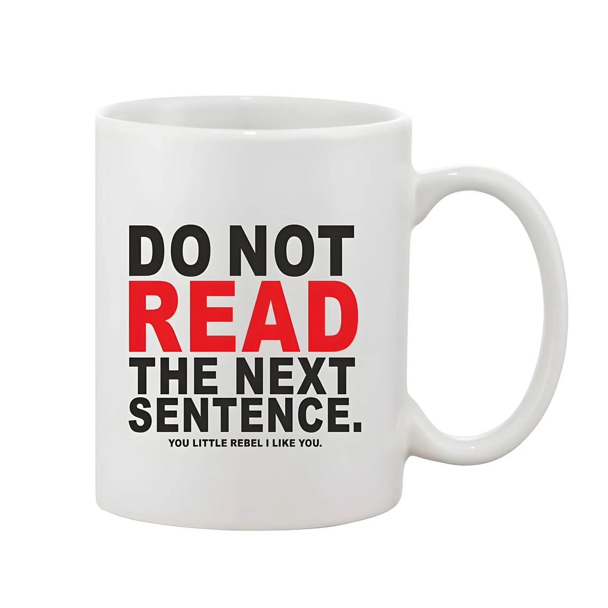 Printed Ceramic Coffee Mug - 1 Pieces, White, 11oz