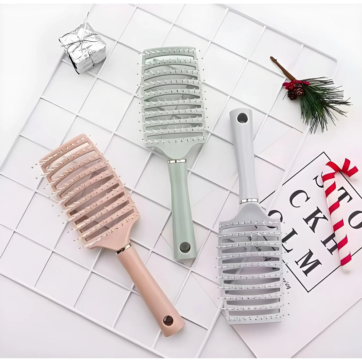 Prism Essential Plastic Detangling Hair Brush