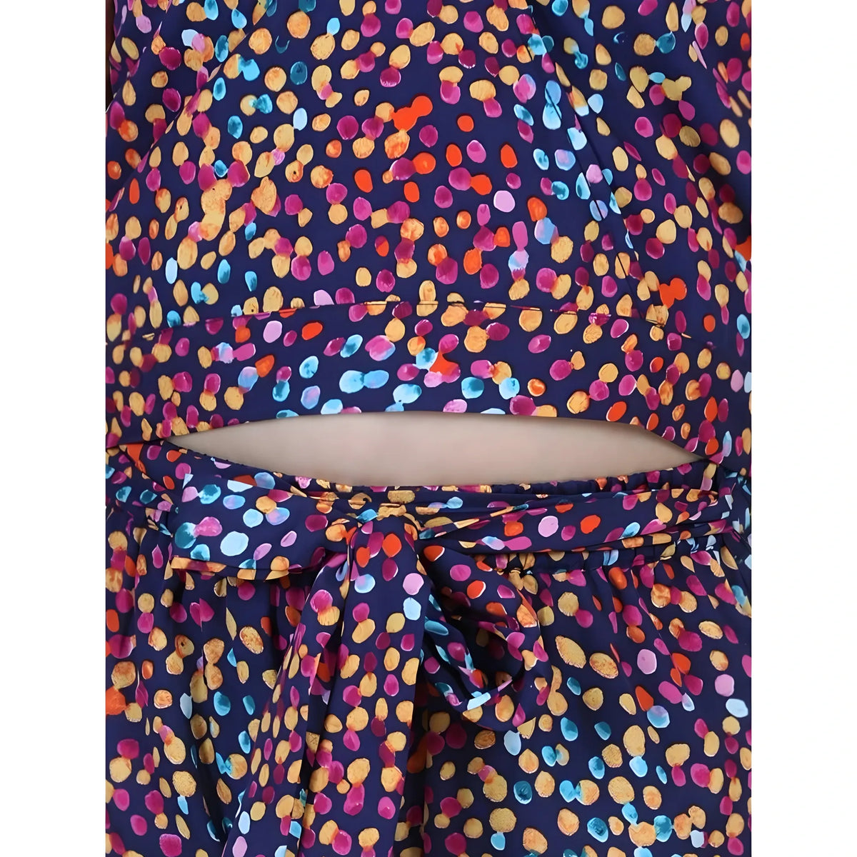 Girl's Polyester Crepe Floral Short Sleeve Set (multicolor) | Kids Signature Collection