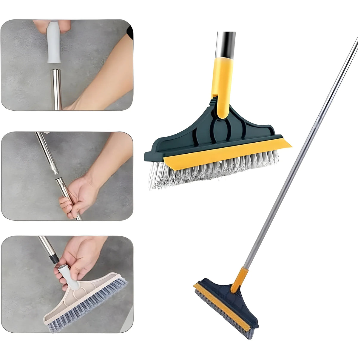Prism Essential 2 in 1 Scrape Floor Scrubbing Brush