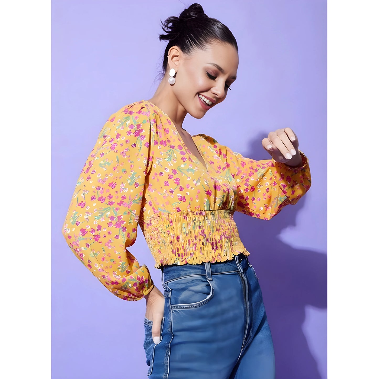 Spectrum Floral Top