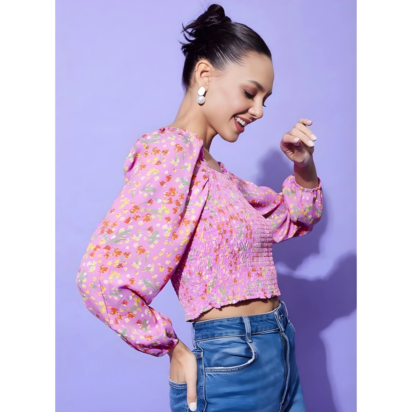 Palette Floral Top