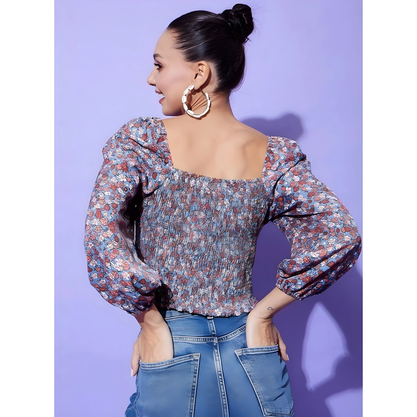 Festival Floral Top