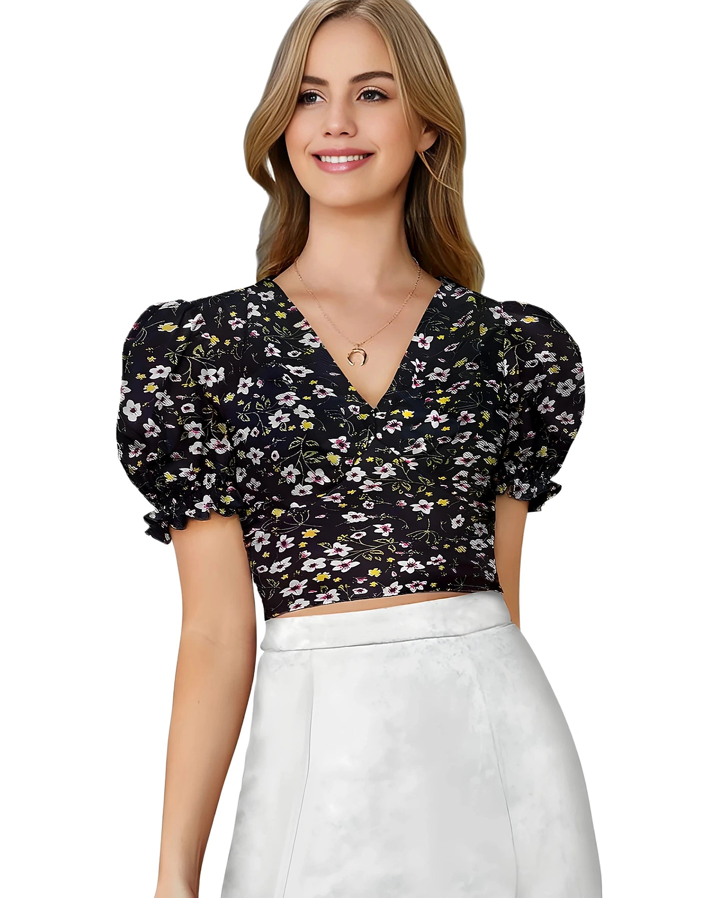 Carbon Printed Top