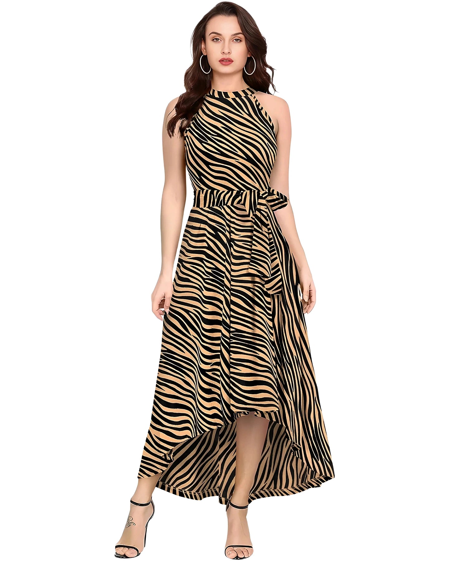 Safari Zebra Printed Dress