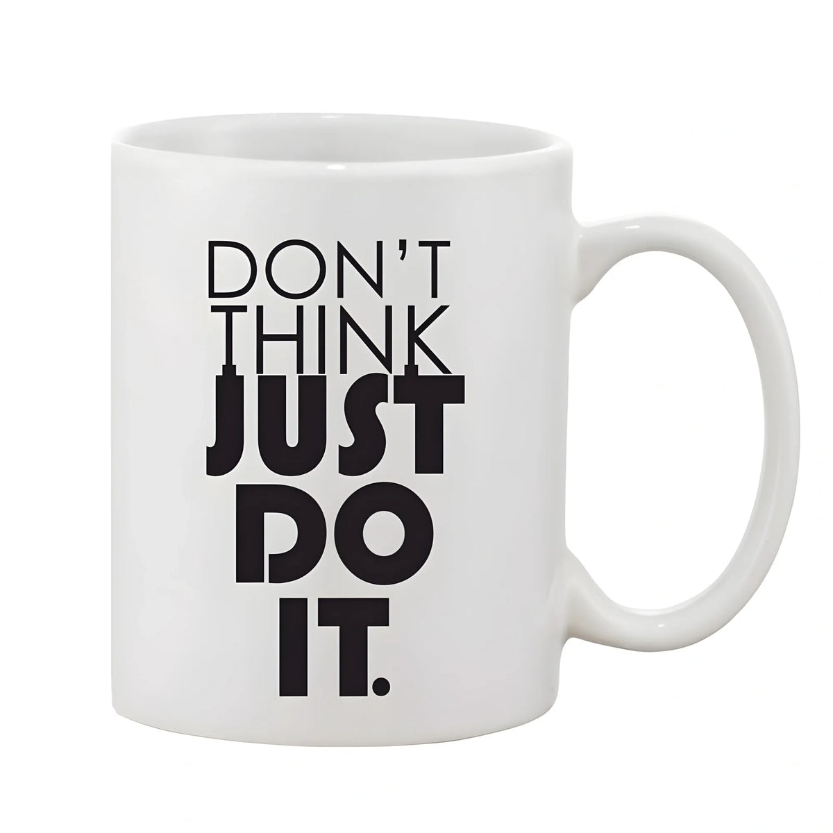 Printed Ceramic Coffee Mug - 1 Pieces, White, 11oz