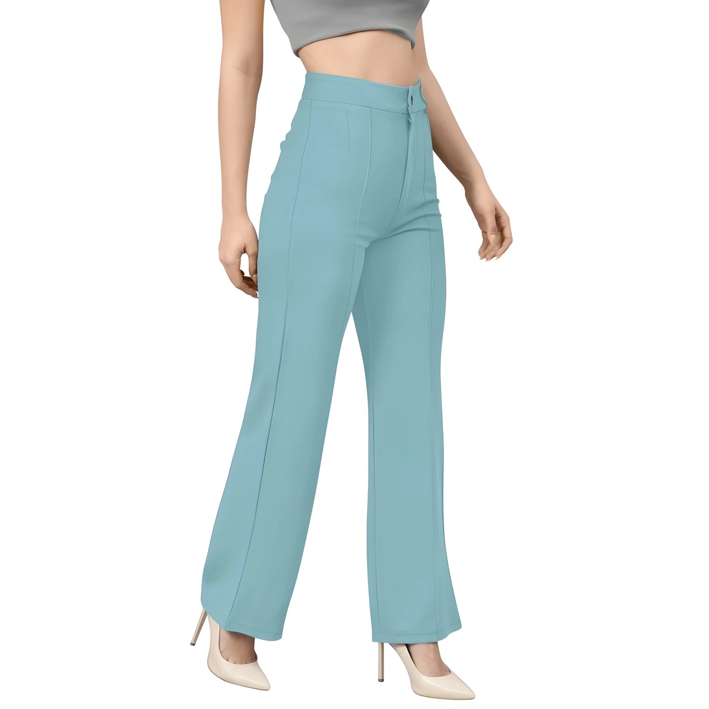 Luna Cow Pattern Trousers