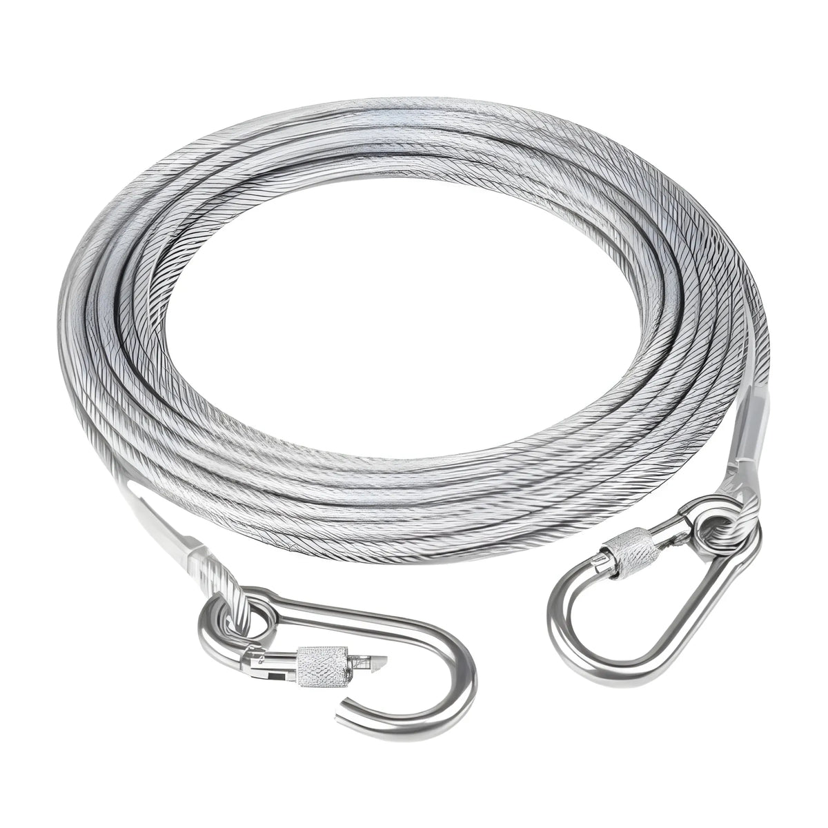 Sterling Essential Stainless Steel Clothes Drying Rope With Hooks 10 Meter