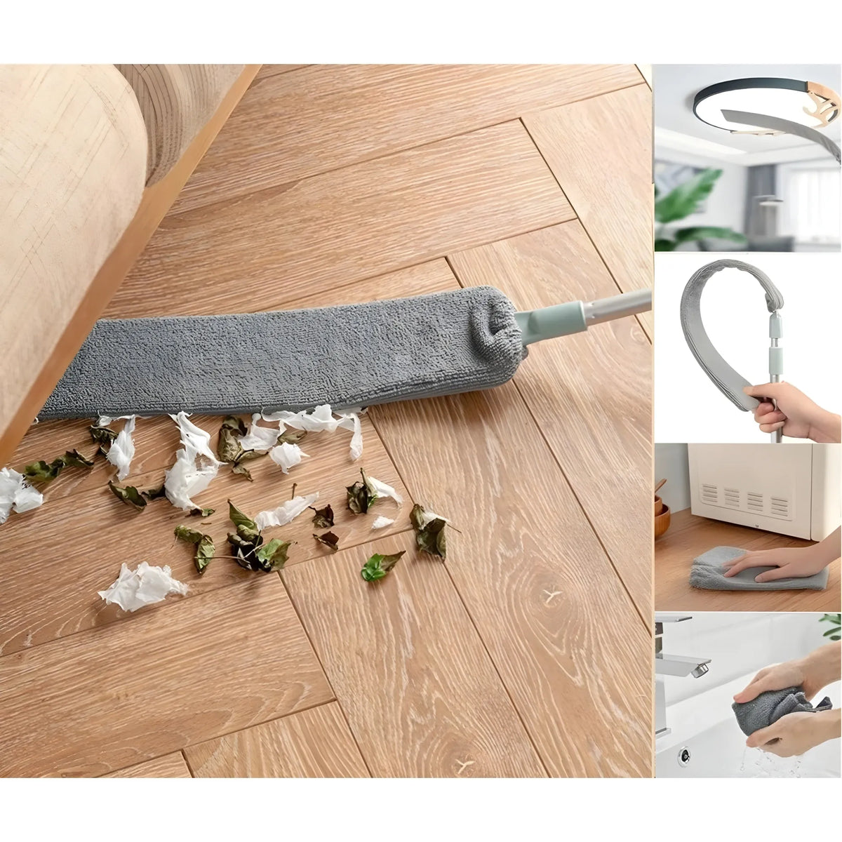 Slate Essential Microfiber Flexible Mop