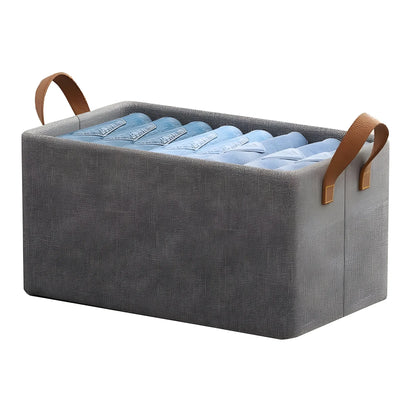 Slate Solid Nylon, Stainless Steel 26 Litter Wardrobe Organizer For Clothes Storage Box
