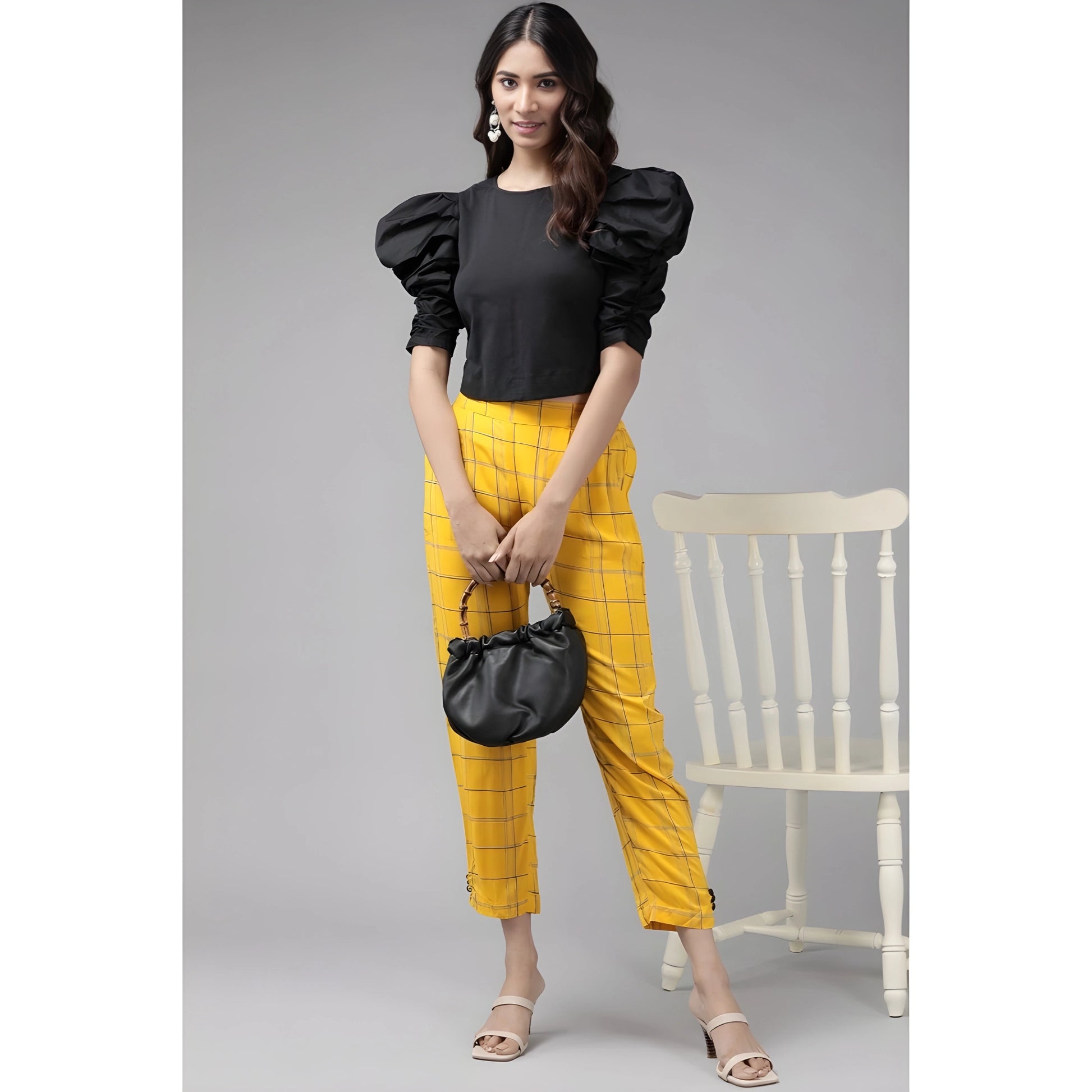 Avera Checked Trousers