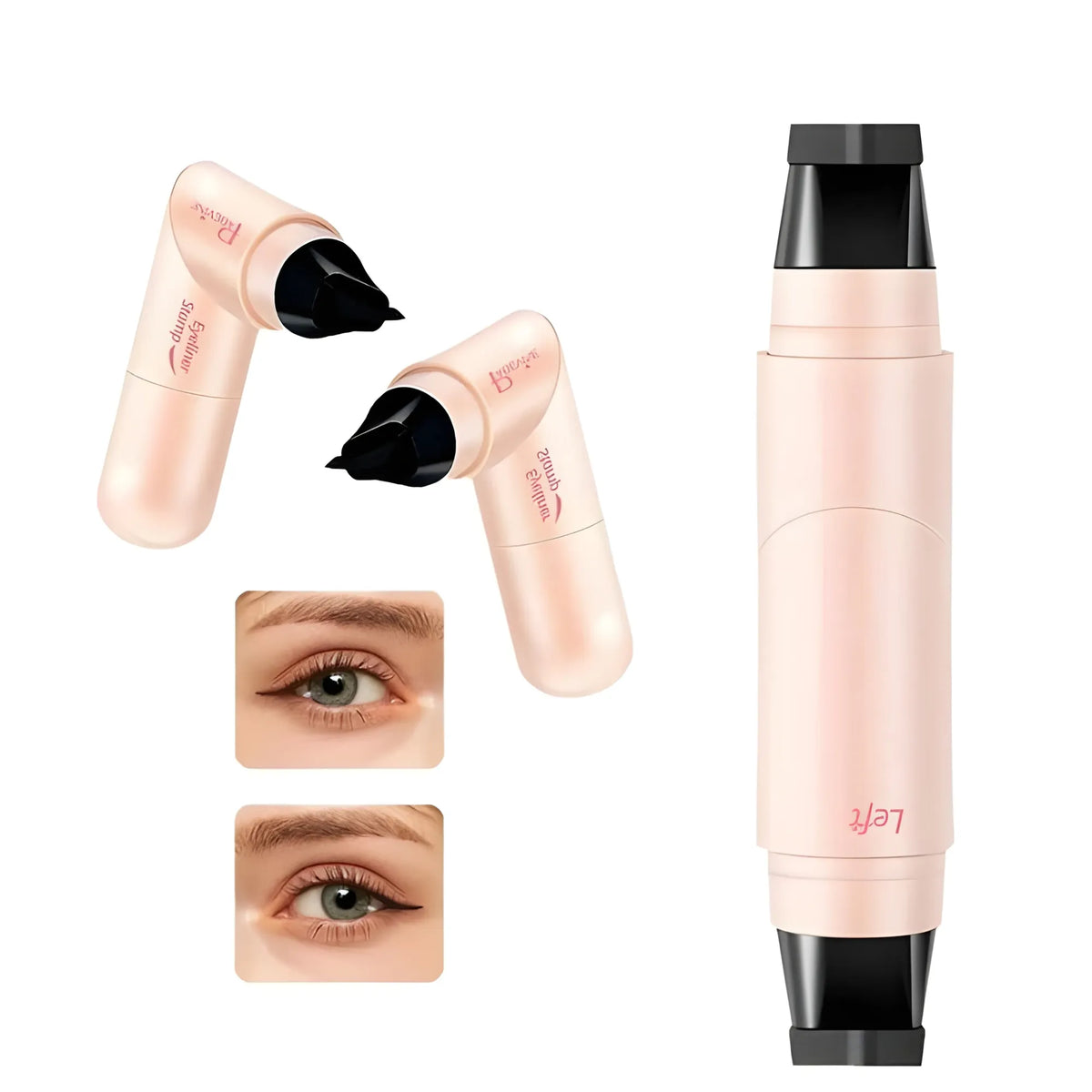 Onyx Essential Plastic Winged Eyeliner Stamp