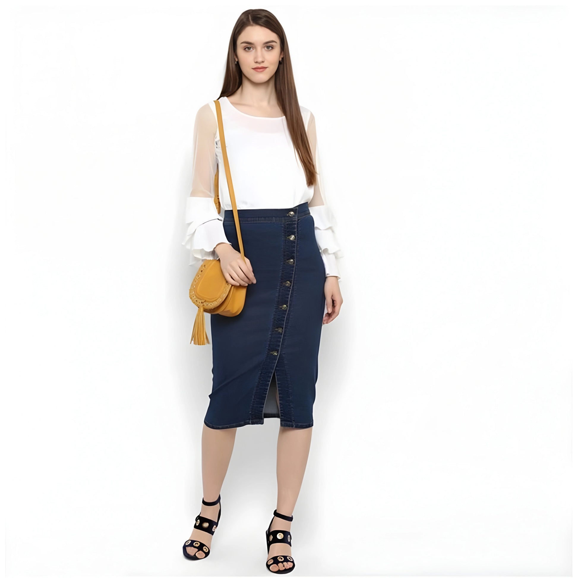 Dahlia Front Button Skirt
