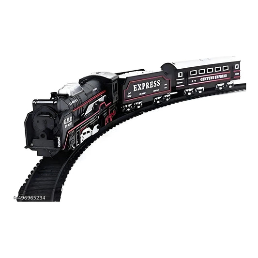 Plastic Amazing Musical Classic Toy Train 13Pcs Toy Set (Multicolor)