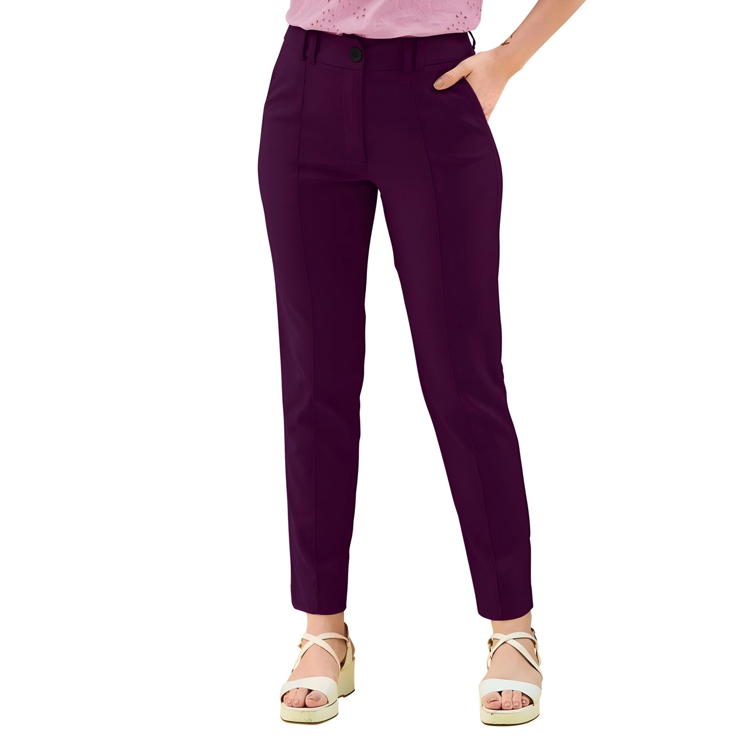 Cyra Solid Trousers
