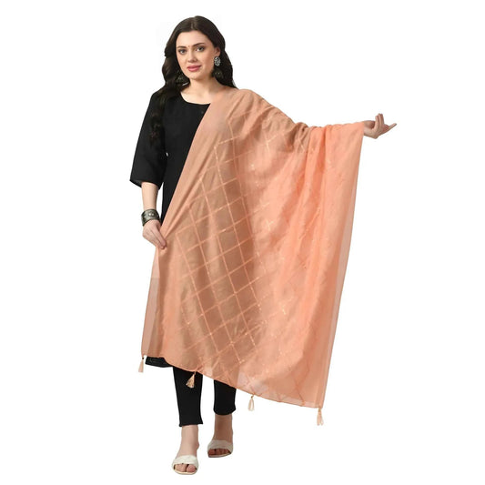 Eshira Chanderi Self Design Dupatta