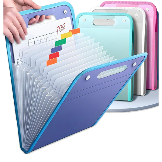 Prism Essential 13 Layer A4 Paper File Folder