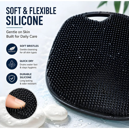 Onyx Essential Silicone Body Scrubber Bath Brush
