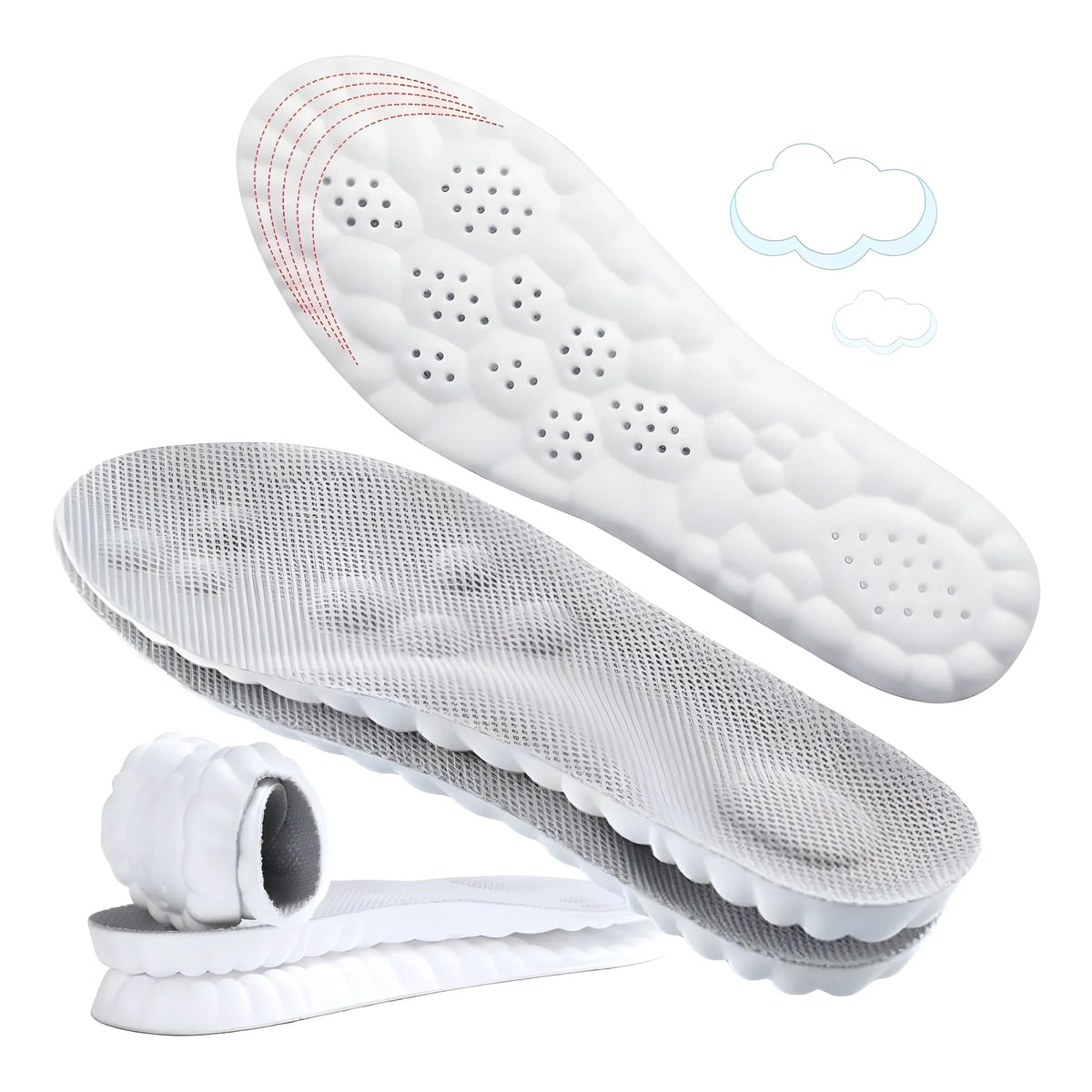 Slate Essential Memory Foam Memory Foam Shoe Insoles