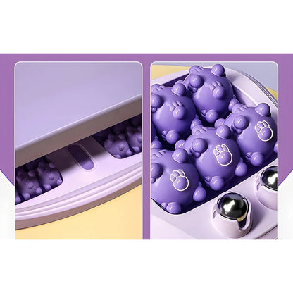 Amethyst Essential Portable Double Foot Massage Roller