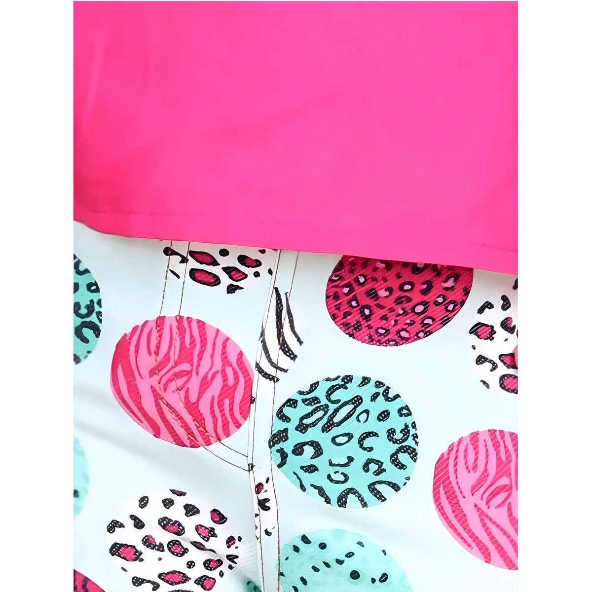 Girl's Cotton Floral Elasticated Jegging And Top (pink) | Kids Signature Collection