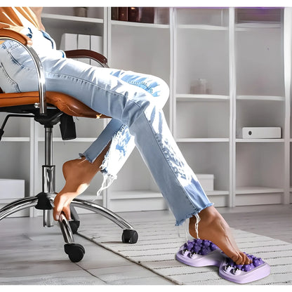 Amethyst Essential Portable Double Foot Massage Roller