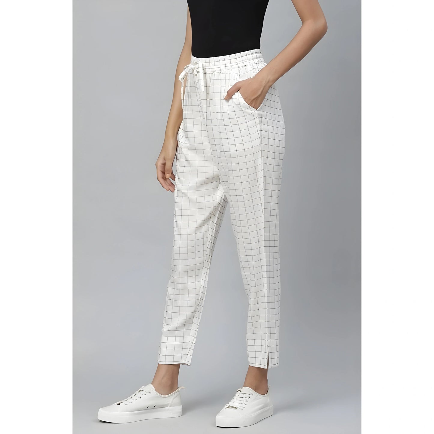 Aster Checked Trousers