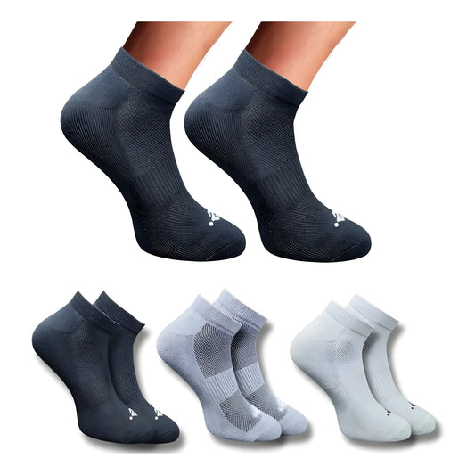 3_Pair Set Unisex Casual Cotton Printed Low Cut Socks (Multicolor)