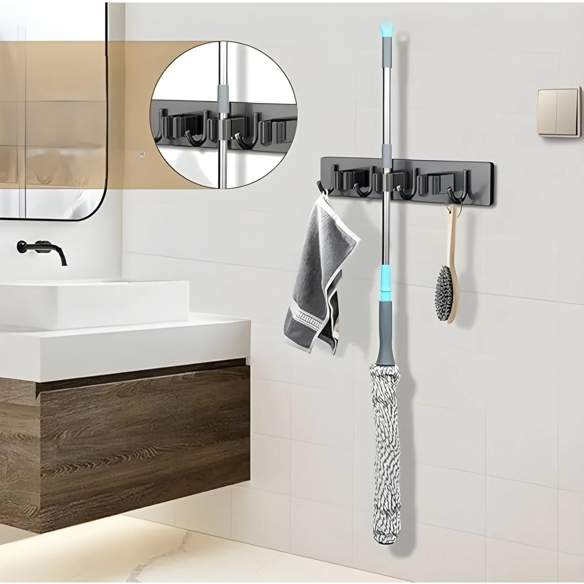 Slate Essential Microfiber Twist Mop for Floor Cleaning