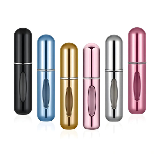 Pack of 2 Aluminium Perfume Spray Bottle(Multicolor)