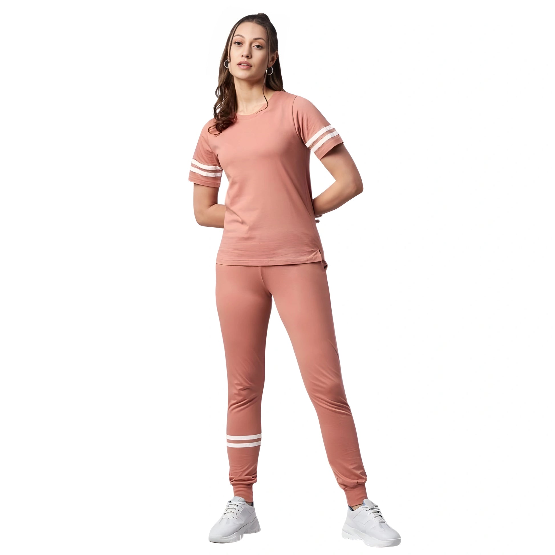 Zelia Striped Bottom Wear