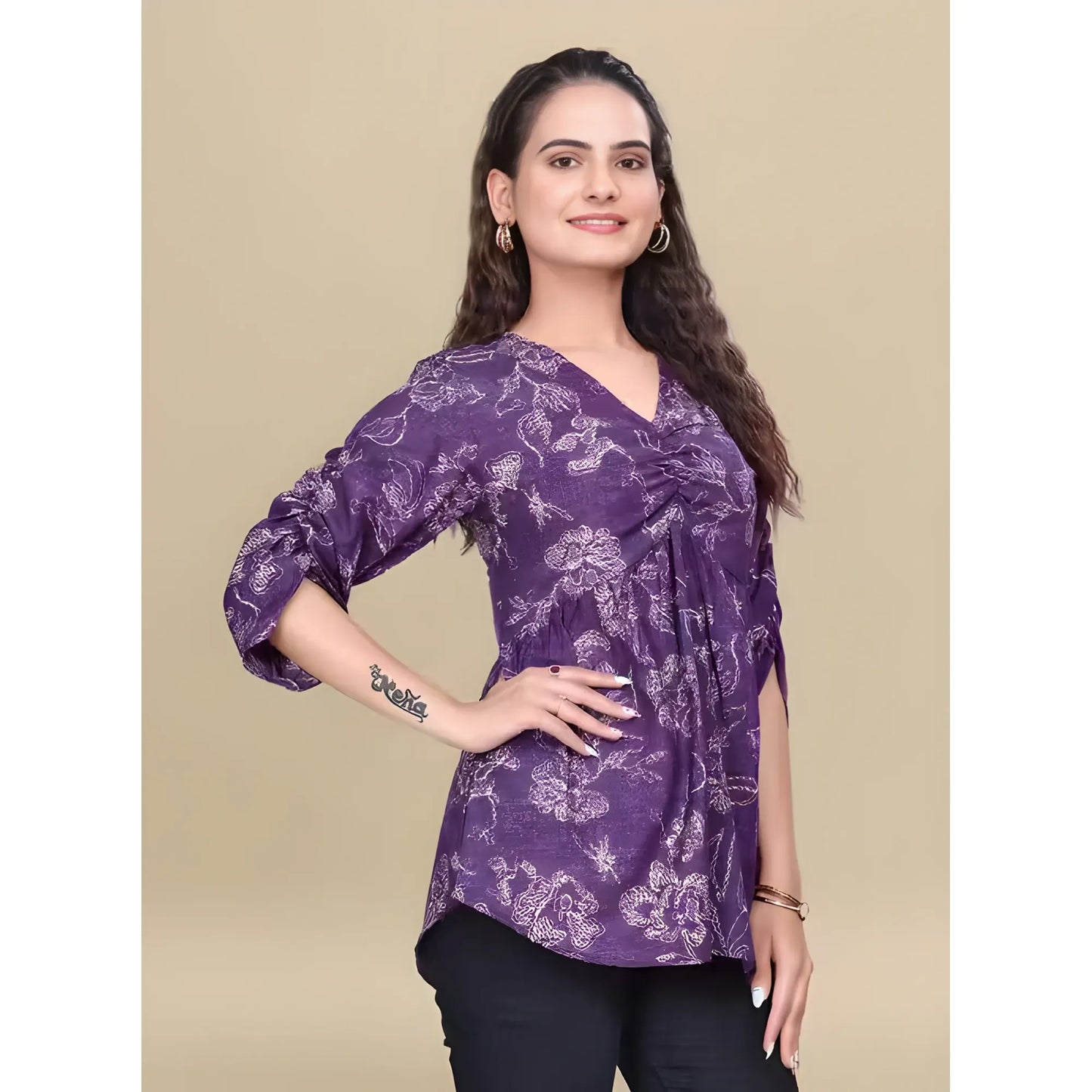 Bria Floral Tunic