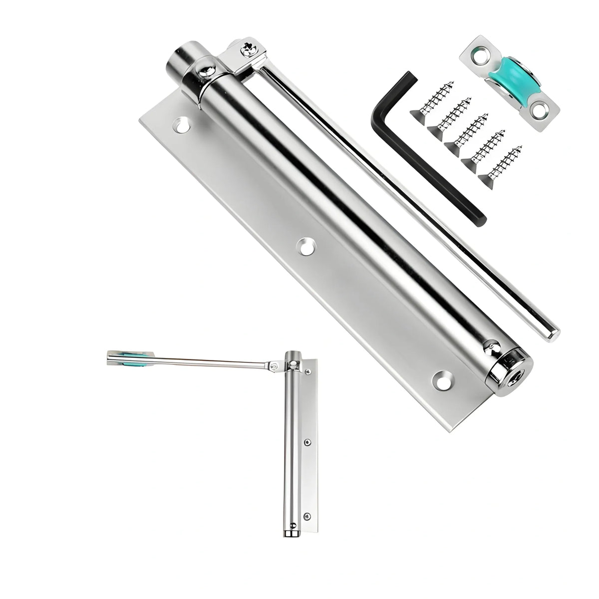 Sterling Essential Automatic Door Closer Hinge Lock