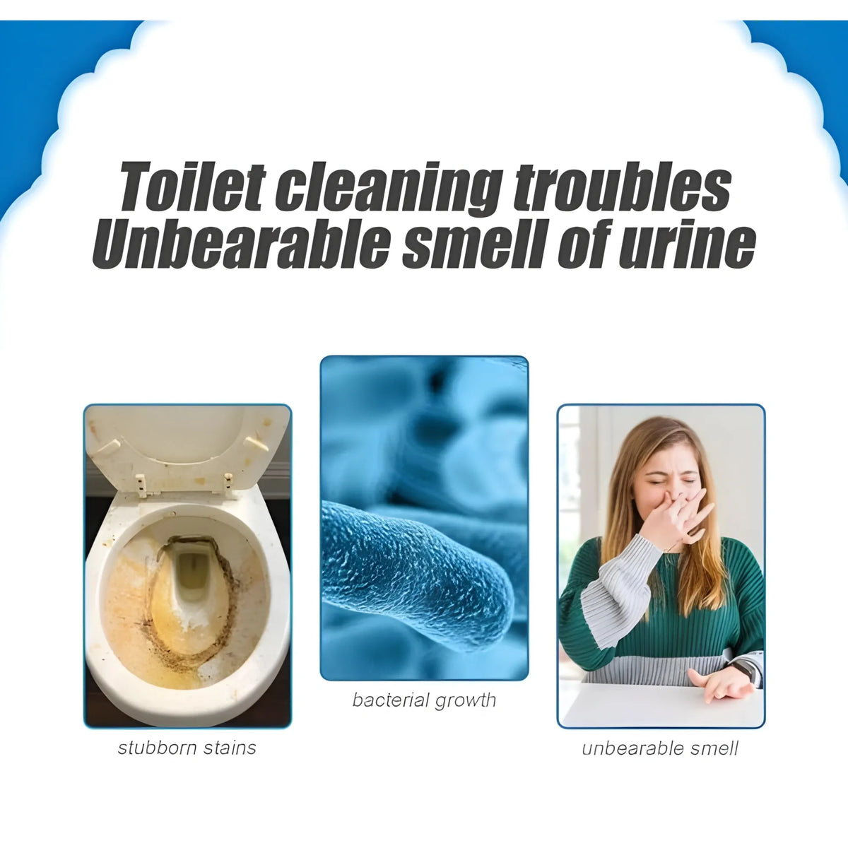 Pearl Essential Plastic Toilet Active Oxygen Cleaner Liquid