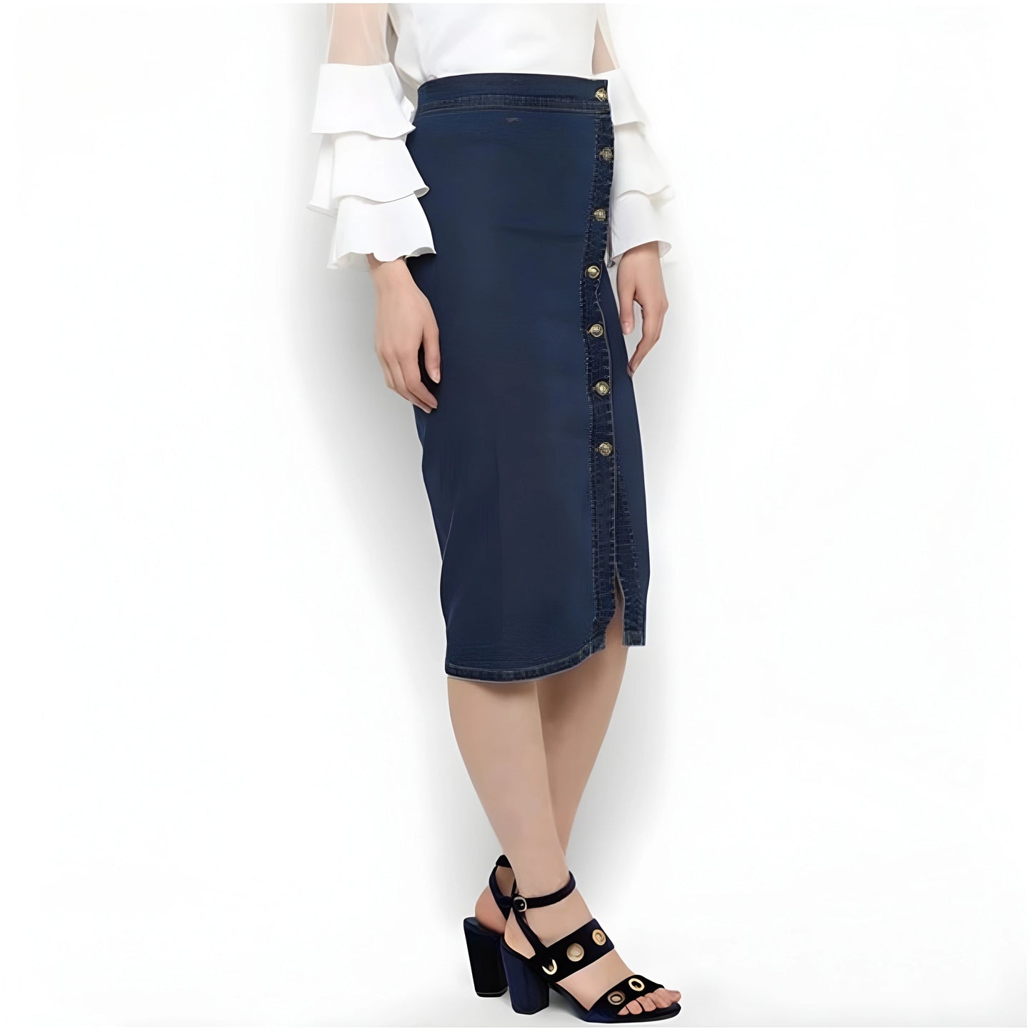 Dahlia Front Button Skirt