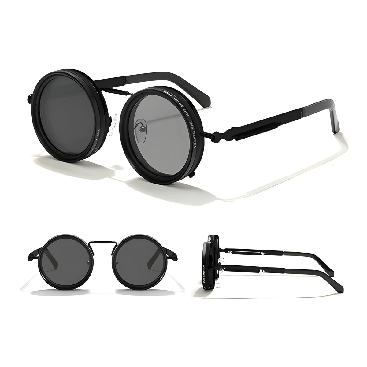 Onyx Essential Metal Adjustable Tint Sunglasses