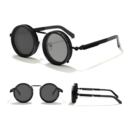 Onyx Essential Metal Adjustable Tint Sunglasses