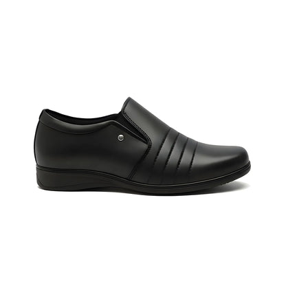 Onyx Men's Synthetic Leather Solid Slip-On Formal Shoes