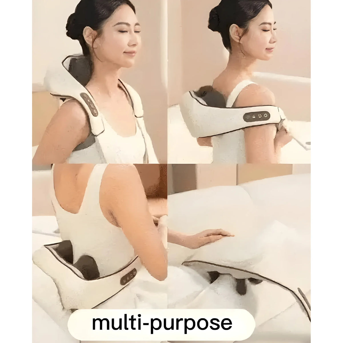 Slate Essential Faux Leather Neck Massager