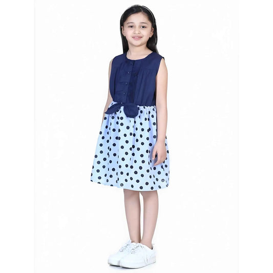 Azure Tara Polka Sleeveless Dress