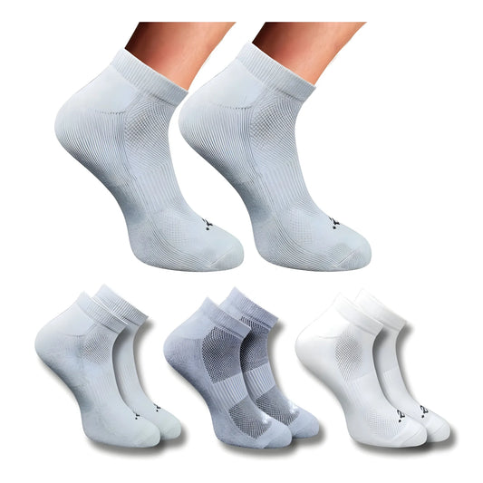 3_Pair Set Unisex Casual Cotton Printed Low Cut Socks (Multicolor)